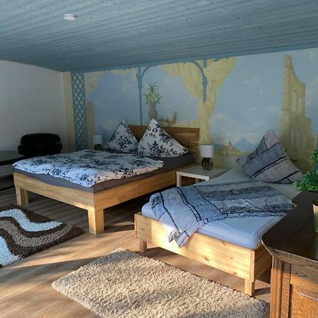 Gaestezimmer Am Waldrand Leimbach  Bagian luar foto