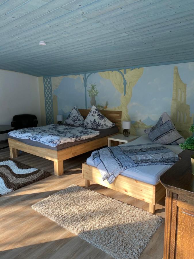 Gaestezimmer Am Waldrand Leimbach  Bagian luar foto